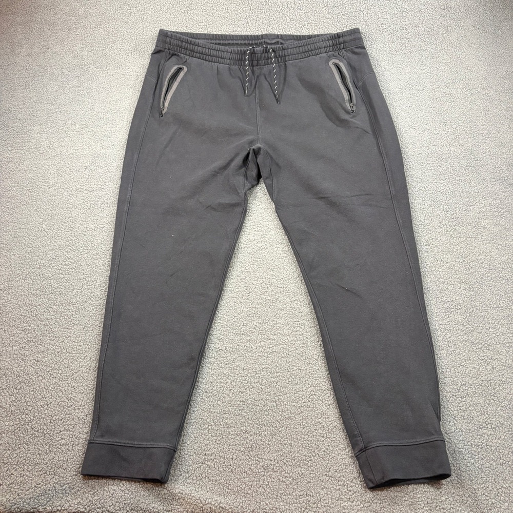 Old Navy Pants Mens XXL Black Active Go-Dry Jogger Tech Sweatpants Zip Pocket